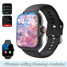 Load image into Gallery viewer, Smartwatch with full touchscreen display, compatible with iPhone/Android.