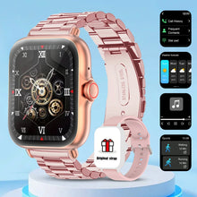 Load image into Gallery viewer, Smartwatch with full touchscreen display, compatible with iPhone/Android.