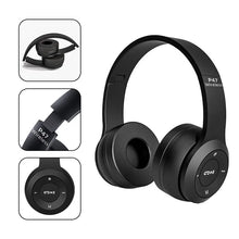 Load image into Gallery viewer, P47 Wireless Bluetooth Headphones – Foldable HiFi Stereo Bass with Mic for Music, Calls & Gaming
