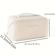 Load image into Gallery viewer, Makeup Organizer Bag | Large Capacity Cosmetic Storage with Compartments