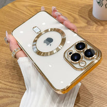 Load image into Gallery viewer, Luxury Clear Magnetic Case for iPhone