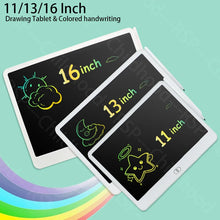 Load image into Gallery viewer, ⭐ LCD Kids Drawing Tablet – Colorful Writing Board for Fun Learning & Creativity (11/13/16 inch)