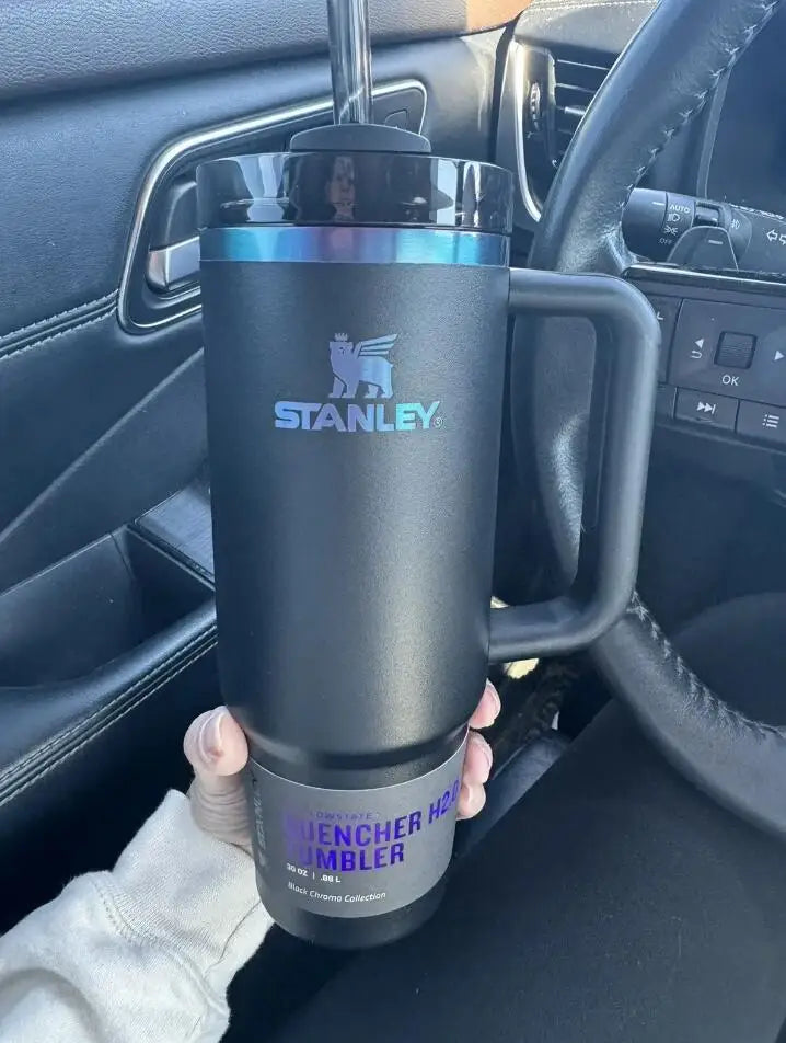 "Limited Time Deal! Stanley Quencher H2O Tumbler - 40oz, Cute Hello Kitty Design!"