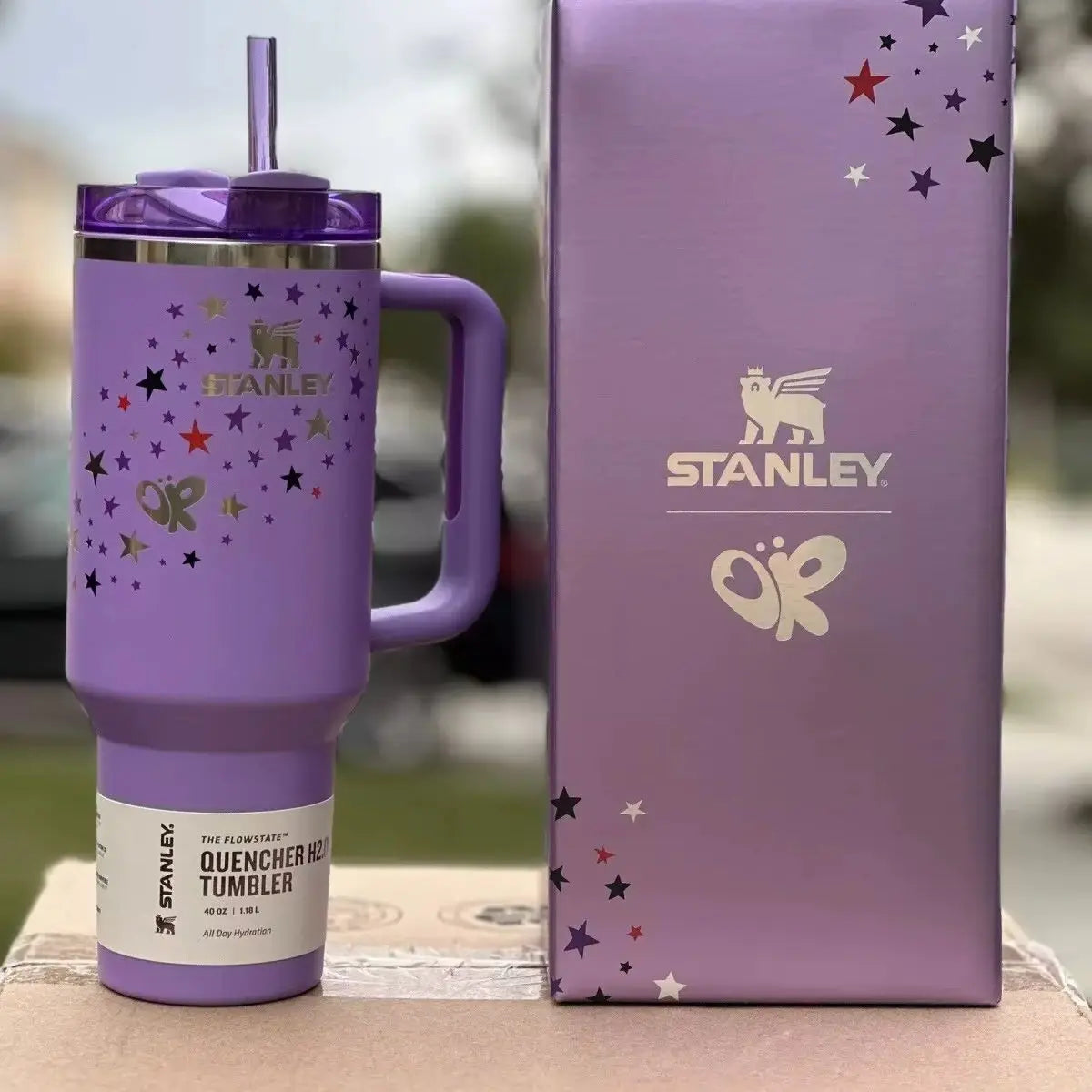 "Limited Time Deal! Stanley Quencher H2O Tumbler - 40oz, Cute Hello Kitty Design!"