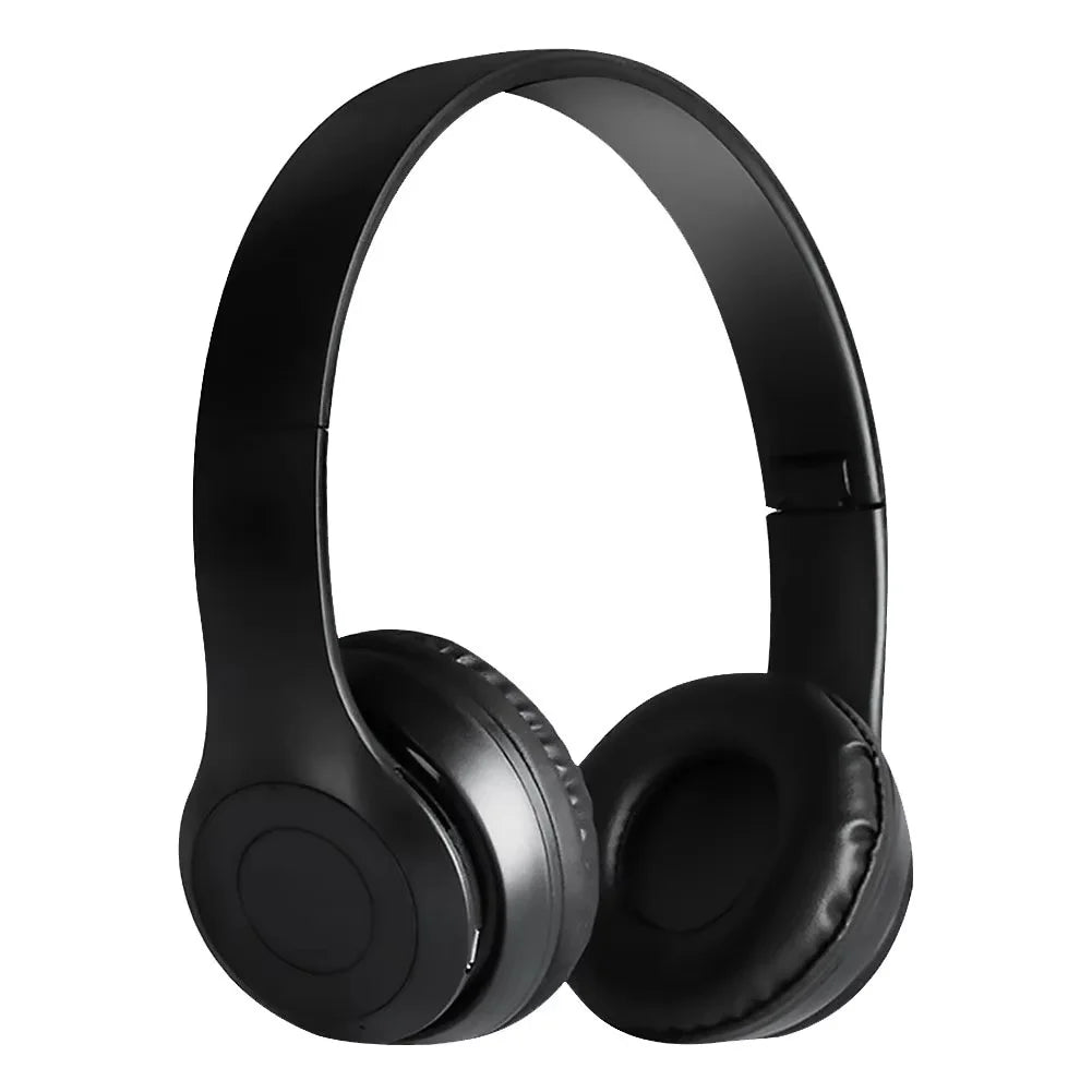 P47 Wireless Bluetooth Headphones – Foldable HiFi Stereo Bass with Mic for Music, Calls & Gaming