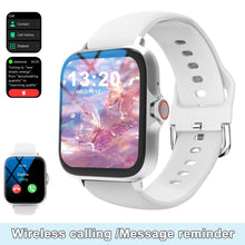 Load image into Gallery viewer, Smartwatch with full touchscreen display, compatible with iPhone/Android.
