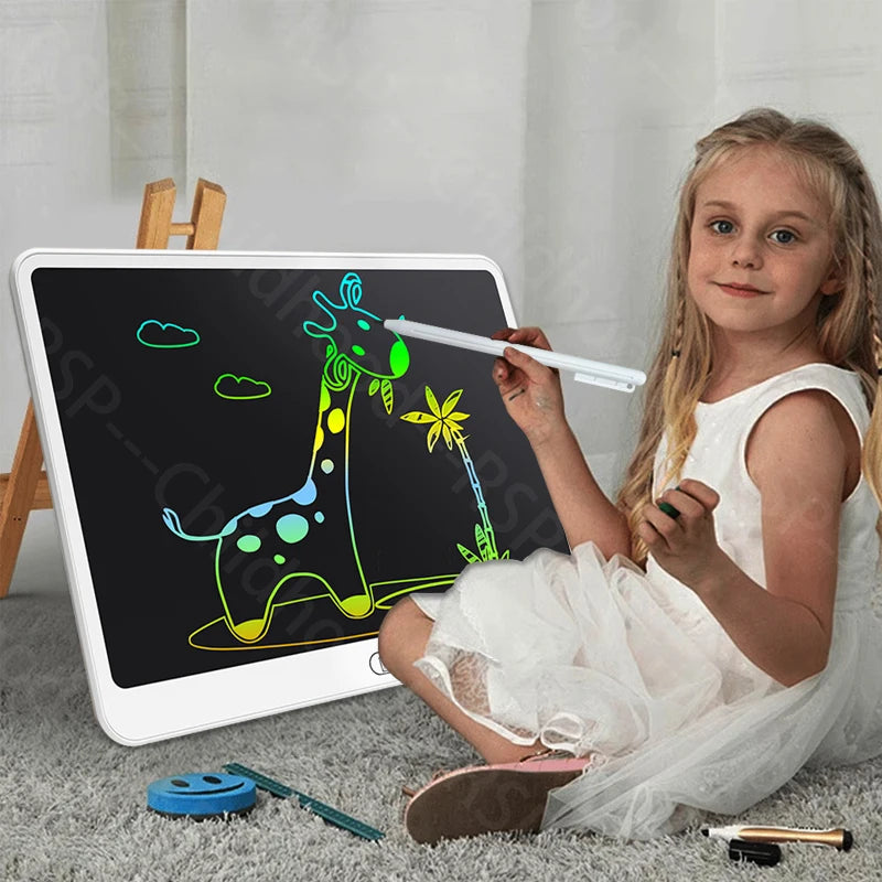 ⭐ LCD Kids Drawing Tablet – Colorful Writing Board for Fun Learning & Creativity (11/13/16 inch)