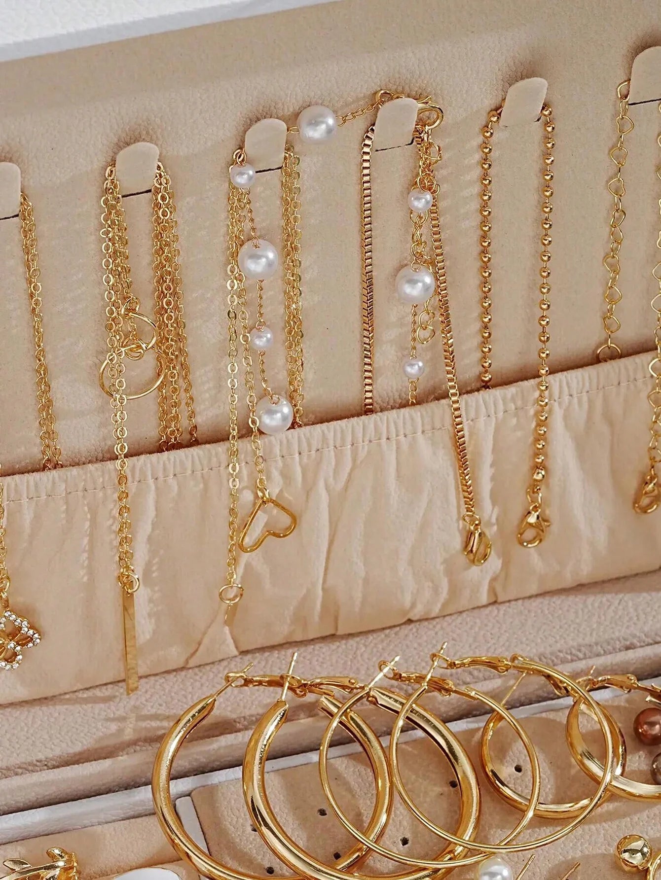 Luxury 86-Piece Women’s Jewelry Set – Gold Earrings, Rings, Bracelets & Necklaces