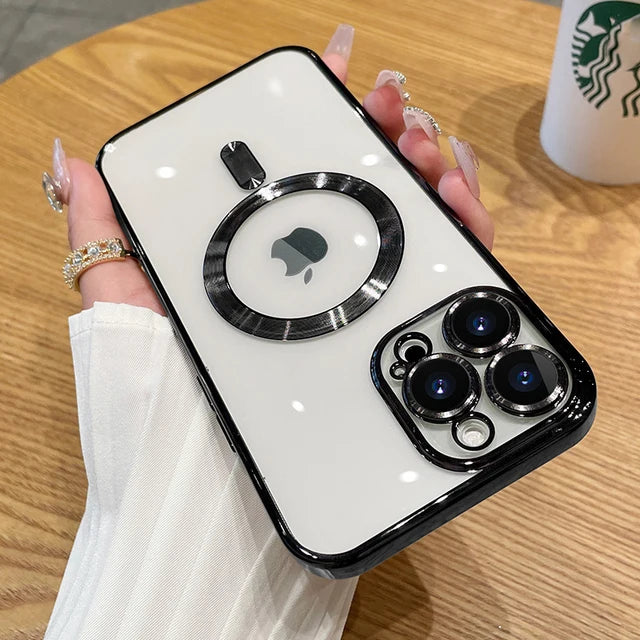 Luxury Clear Magnetic Case for iPhone