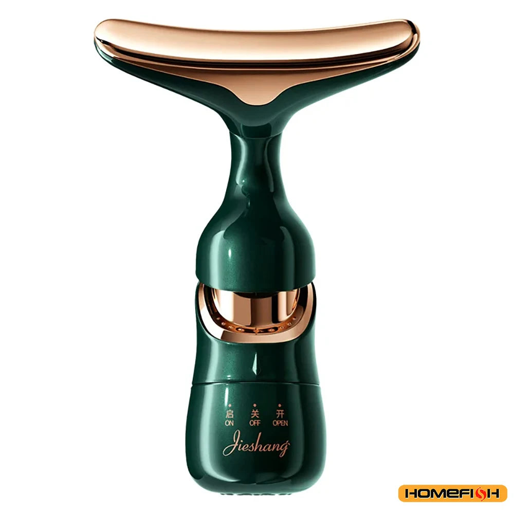 3-in-1 EMS Facial & Neck Massager