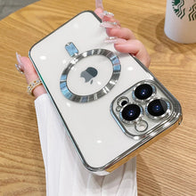 Load image into Gallery viewer, Luxury Clear Magnetic Case for iPhone
