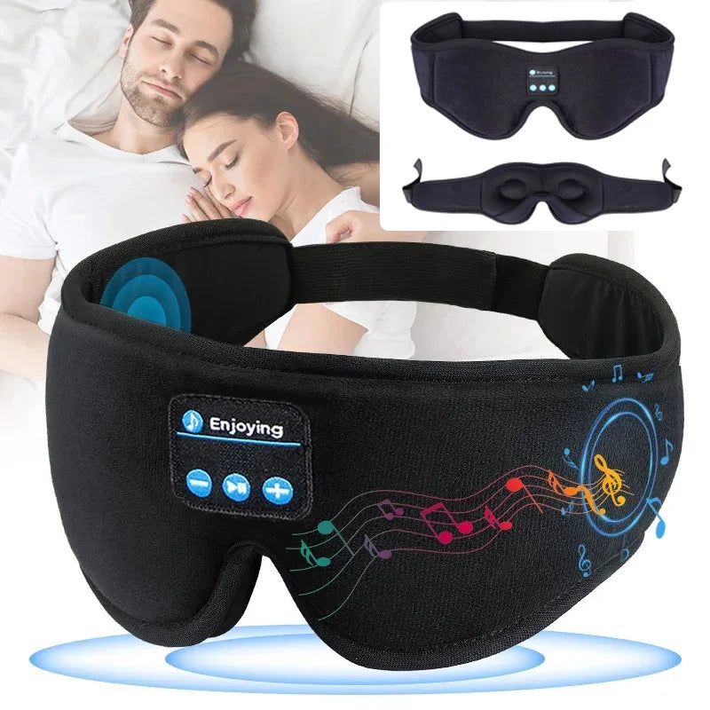 3D sleep mask, Bluetooth, and wireless headphones