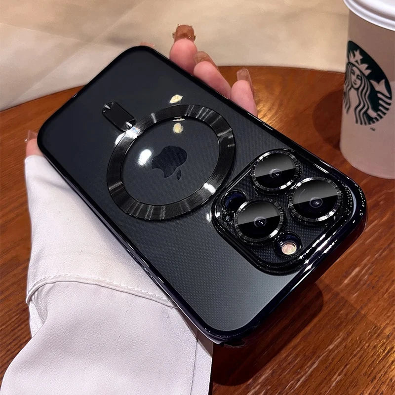 Luxury Clear Magnetic Case for iPhone