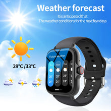 Load image into Gallery viewer, Smartwatch with full touchscreen display, compatible with iPhone/Android.
