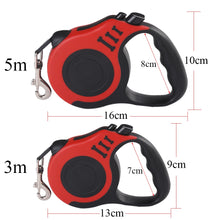 Load image into Gallery viewer, Automatic Retractable Dog Leash 10ft / 16ft – Durable Nylon Lead for Small Dogs &amp; Cats | One-Hand Brake &amp; Lock
