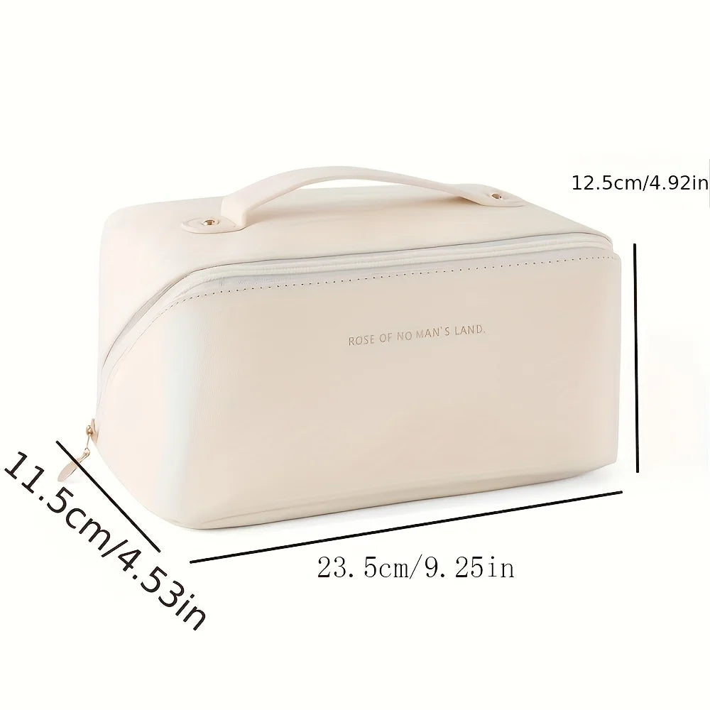 Makeup Organizer Bag | Large Capacity Cosmetic Storage with Compartments