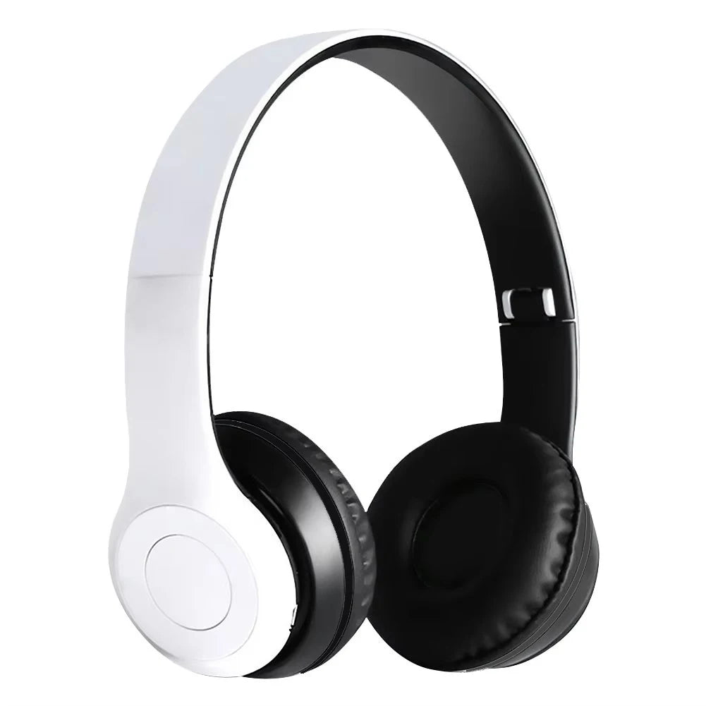 P47 Wireless Bluetooth Headphones – Foldable HiFi Stereo Bass with Mic for Music, Calls & Gaming