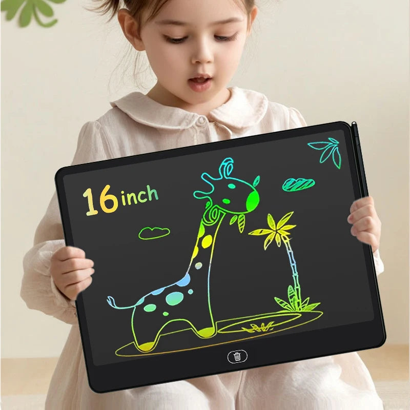 ⭐ LCD Kids Drawing Tablet – Colorful Writing Board for Fun Learning & Creativity (11/13/16 inch)