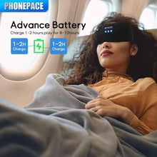 Load image into Gallery viewer, Wireless headphones and sleep mask with music.
