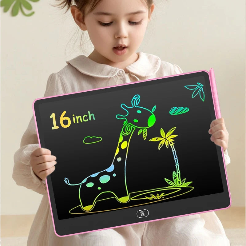 ⭐ LCD Kids Drawing Tablet – Colorful Writing Board for Fun Learning & Creativity (11/13/16 inch)
