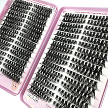 Load image into Gallery viewer, Ultra-Light D Curl Cluster Lashes – 0.07mm Mix Length | Natural Volume, Easy Application
