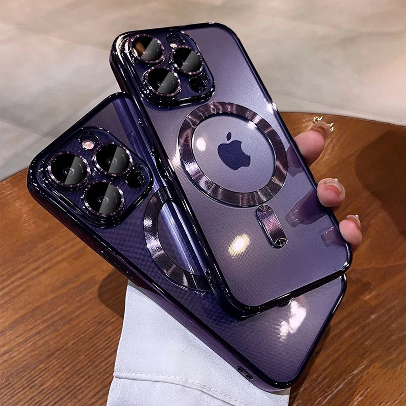 Luxury Clear Magnetic Case for iPhone