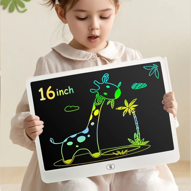 ⭐ LCD Kids Drawing Tablet – Colorful Writing Board for Fun Learning & Creativity (11/13/16 inch)